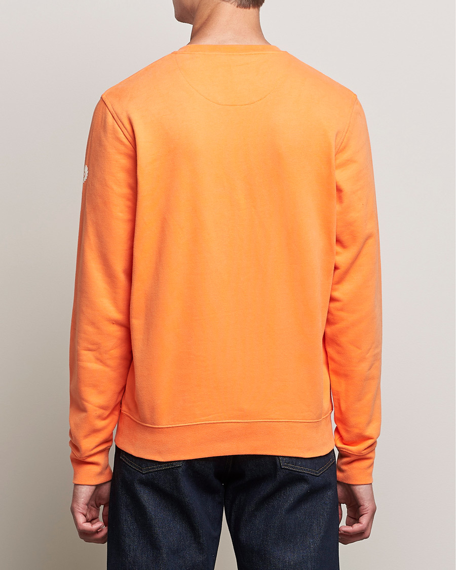 Herre | Trøjer | Belstaff | 1924 Crew Neck Logo Sweat Signal Orange
