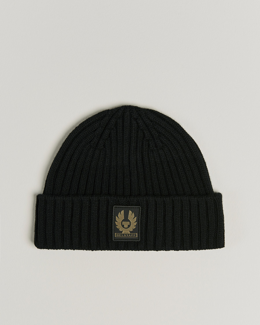 Herre | Belstaff Watch Wool Beanie Black | Belstaff | Watch Wool Beanie Black