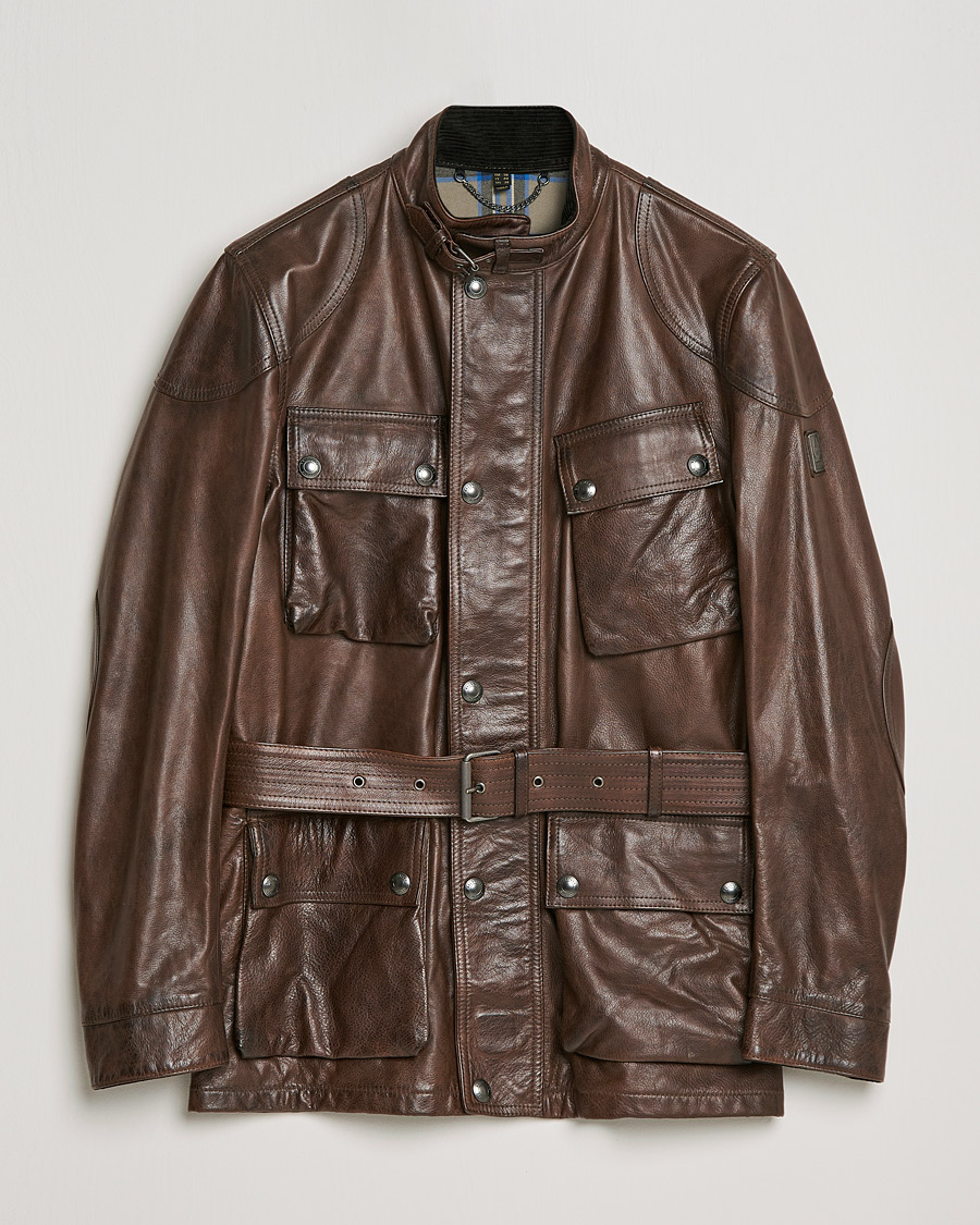 Herre | Jakker | Belstaff | Trialmaster Panther Leather Jacket Saddle Brown