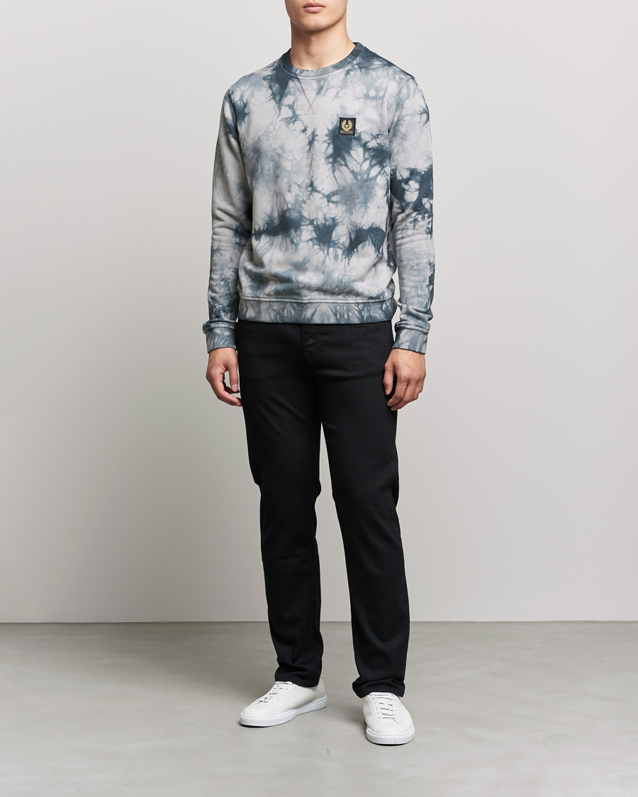 Herre | Trøjer | Belstaff | Surface Batik Sweatshirt Granite Grey