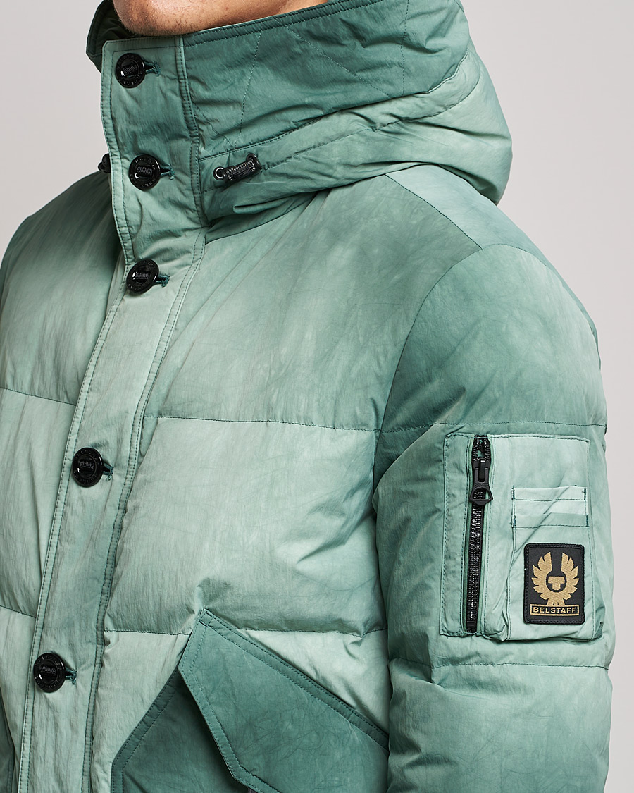 Herre | Jakker | Belstaff | Radar Batik Hooded Jacket Graph Green