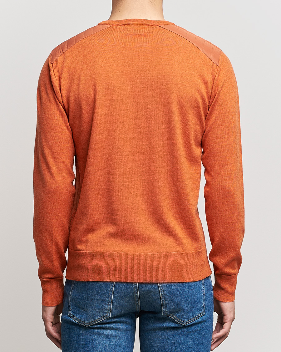 Herre | Trøjer | Belstaff | Kerrigan Crew Neck Merino Sweatshirt Amber