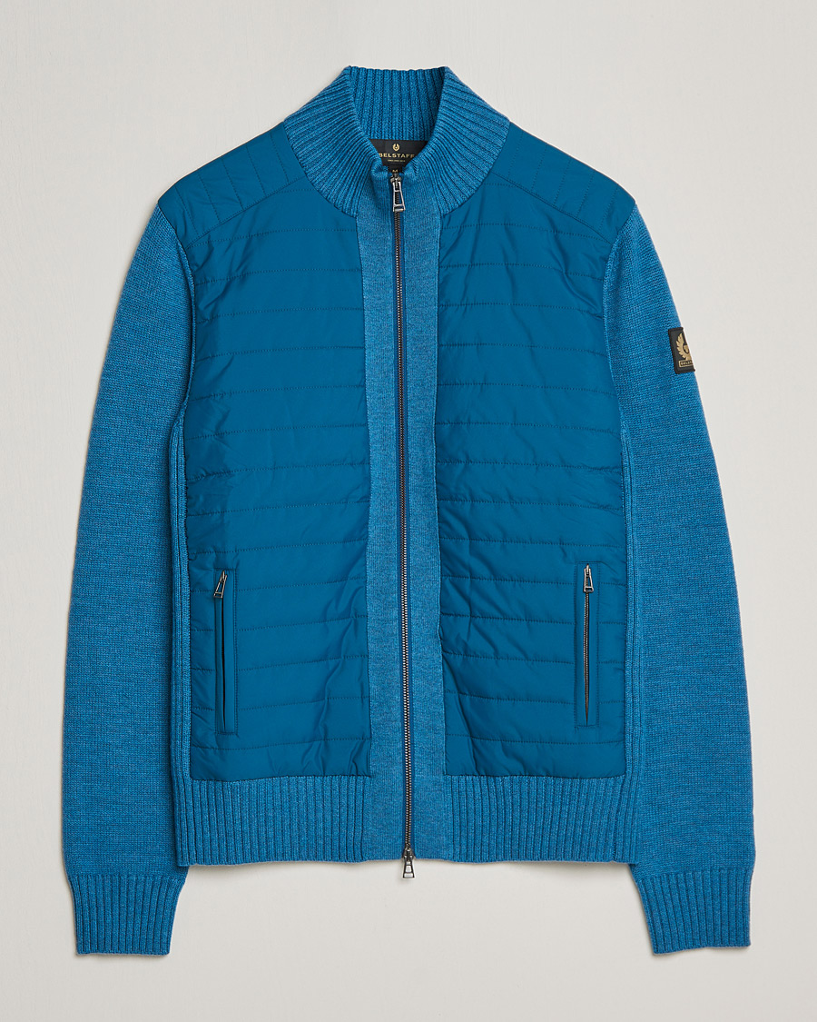 Herre | Trøjer | Belstaff | Kingston Full Zip Hybrid Legion Blue