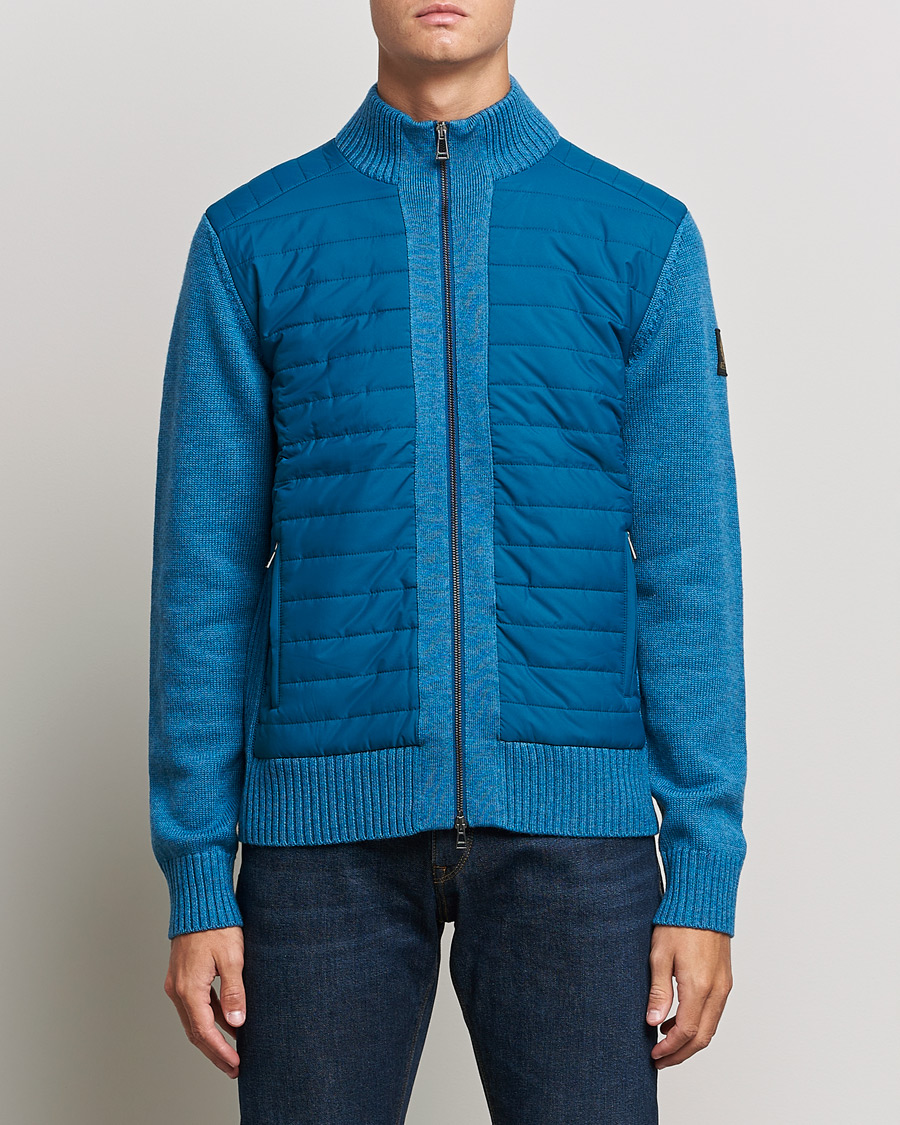 Herre | Trøjer | Belstaff | Kingston Full Zip Hybrid Legion Blue