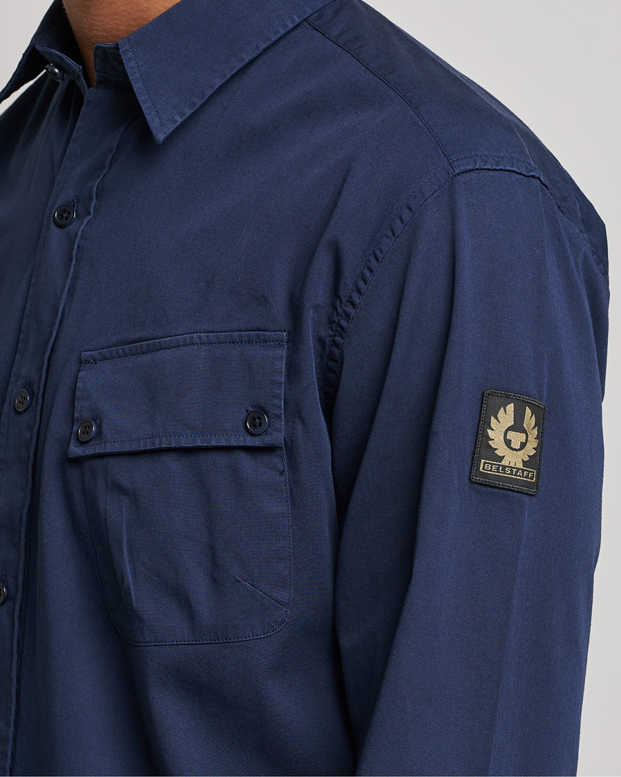 Herre | Skjorter | Belstaff | Pitch Cotton Pocket Shirt Deep Navy