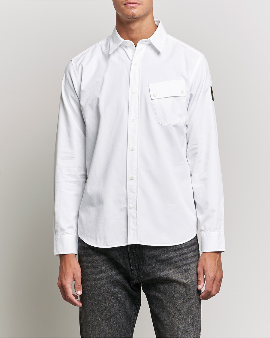 Herre | Casualskjorter | Belstaff | Pitch Cotton Pocket Shirt White