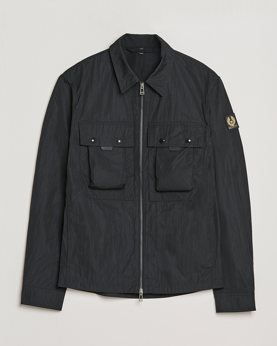 Herre | Skjorter | Belstaff | Tactical Nylon Pocket Overshirt Black