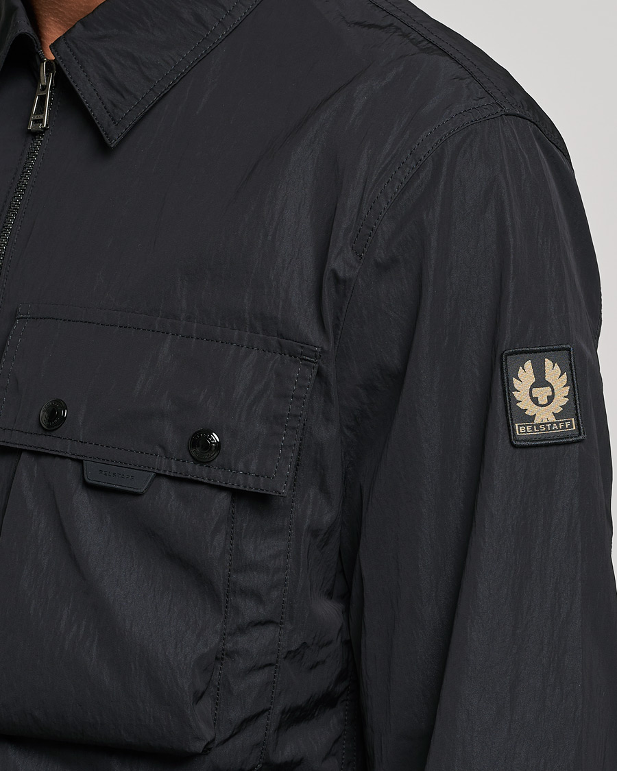 Herre | Skjorter | Belstaff | Tactical Nylon Pocket Overshirt Black