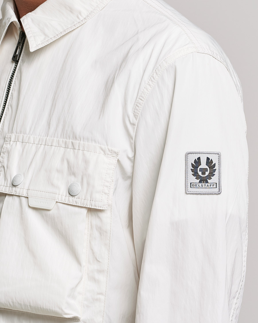 Herre | Skjorter | Belstaff | Tactical Nylon Pocket Overshirt Chalk