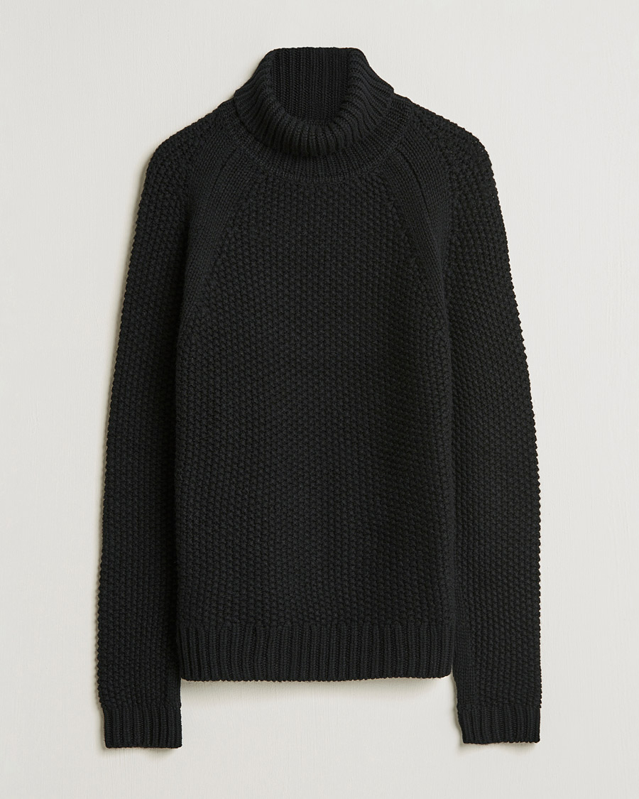 Herre | Trøjer | Belstaff | Manor Wool Rollneck Black