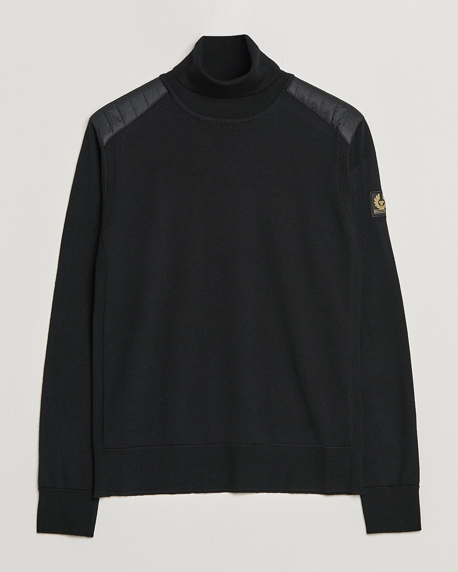 Herre | Trøjer | Belstaff | Kingsland Merino Rollneck Black