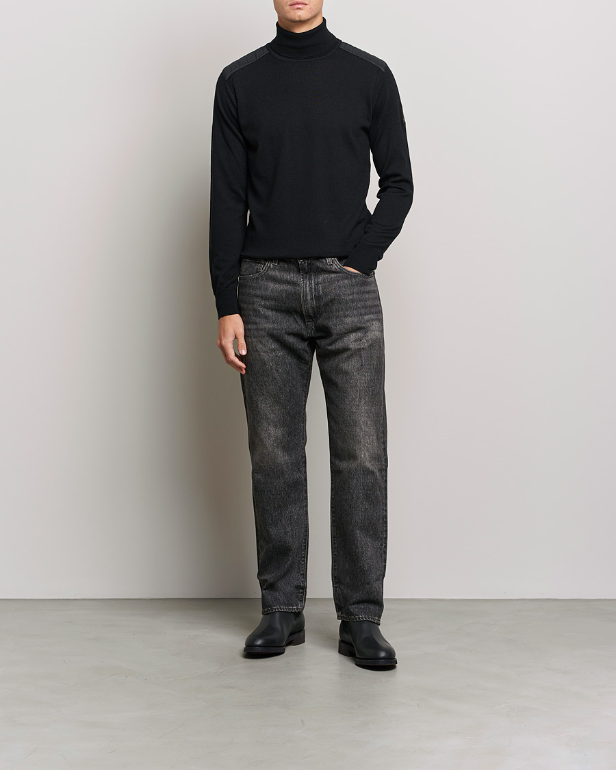 Herre | Trøjer | Belstaff | Kingsland Merino Rollneck Black
