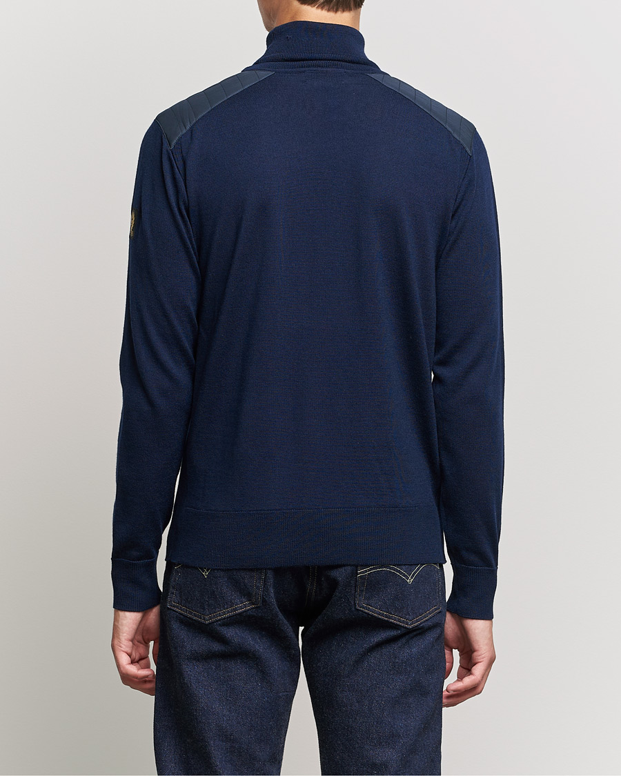 Herre | Trøjer | Belstaff | Kingsland Merino Rollneck Washed Navy