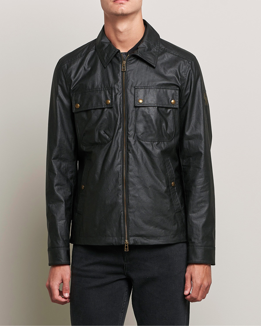 Herre | Afdelinger | Belstaff | Tour Waxed Shirt Jacket Black