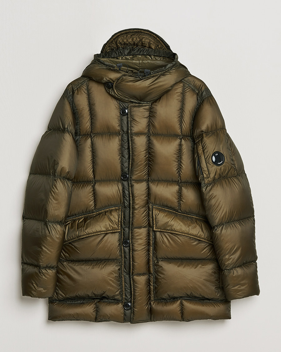 Herre | Jakker | C.P. Company | DD Shell Long Down Jacket Dark Green