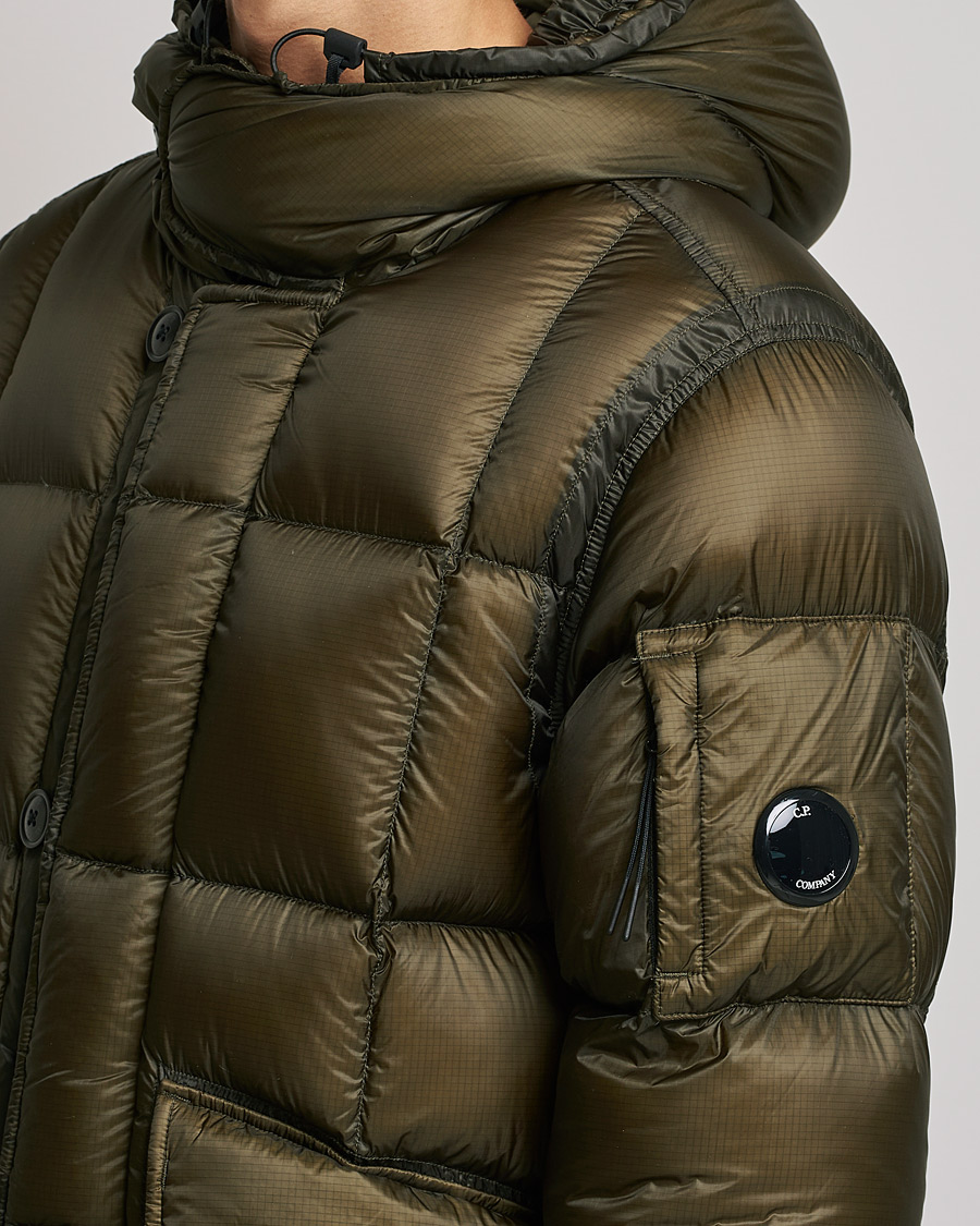Herre | Jakker | C.P. Company | DD Shell Long Down Jacket Dark Green