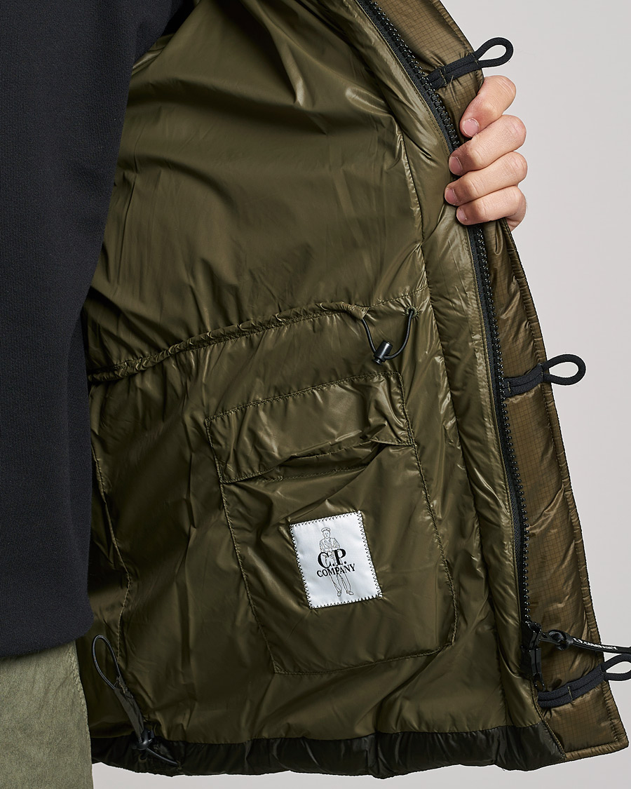 Herre | Jakker | C.P. Company | DD Shell Long Down Jacket Dark Green