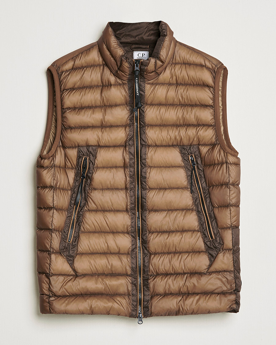 Herre | Jakker | C.P. Company | DD Shell Padded Down Vest Brown