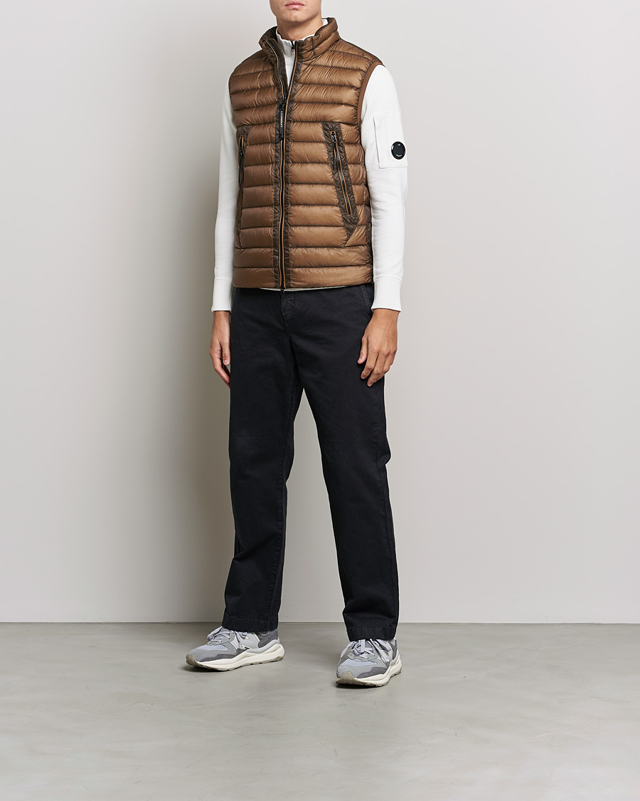 Herre | Jakker | C.P. Company | DD Shell Padded Down Vest Brown