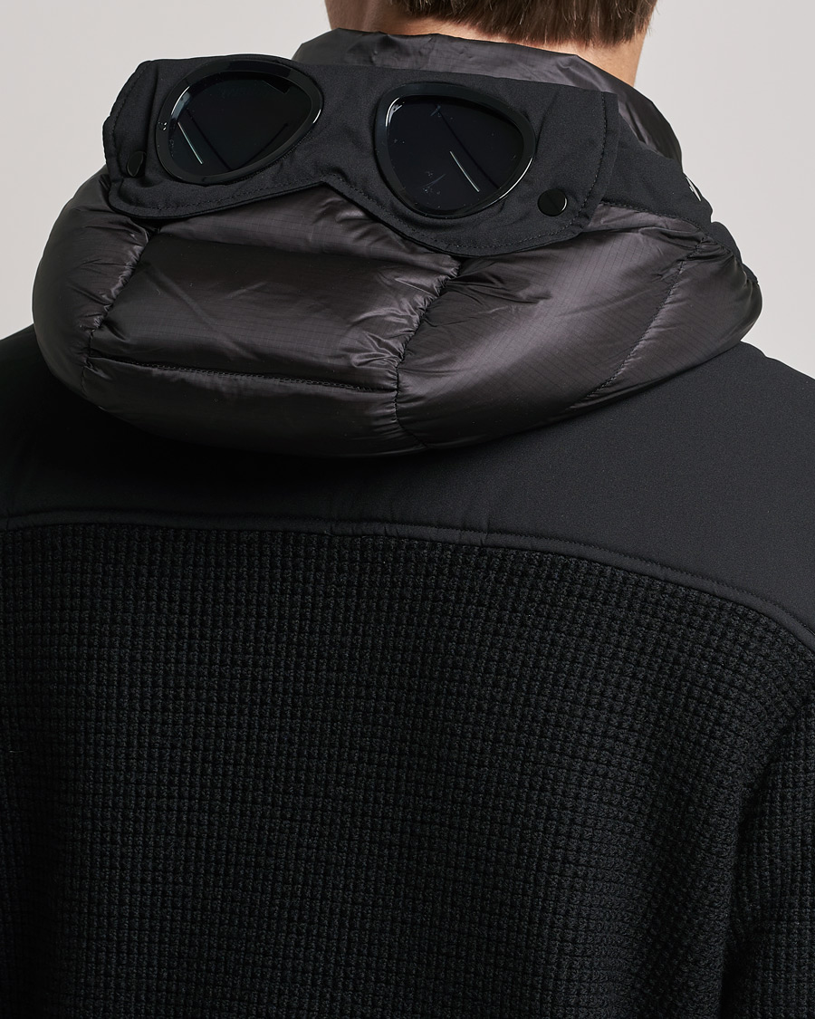 Herre | Jakker | C.P. Company | Merino Nylon Mixed Hybrid Jacket Black