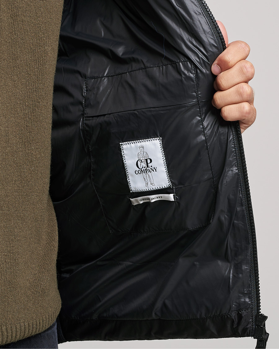Herre | Jakker | C.P. Company | Merino Nylon Mixed Hybrid Jacket Black