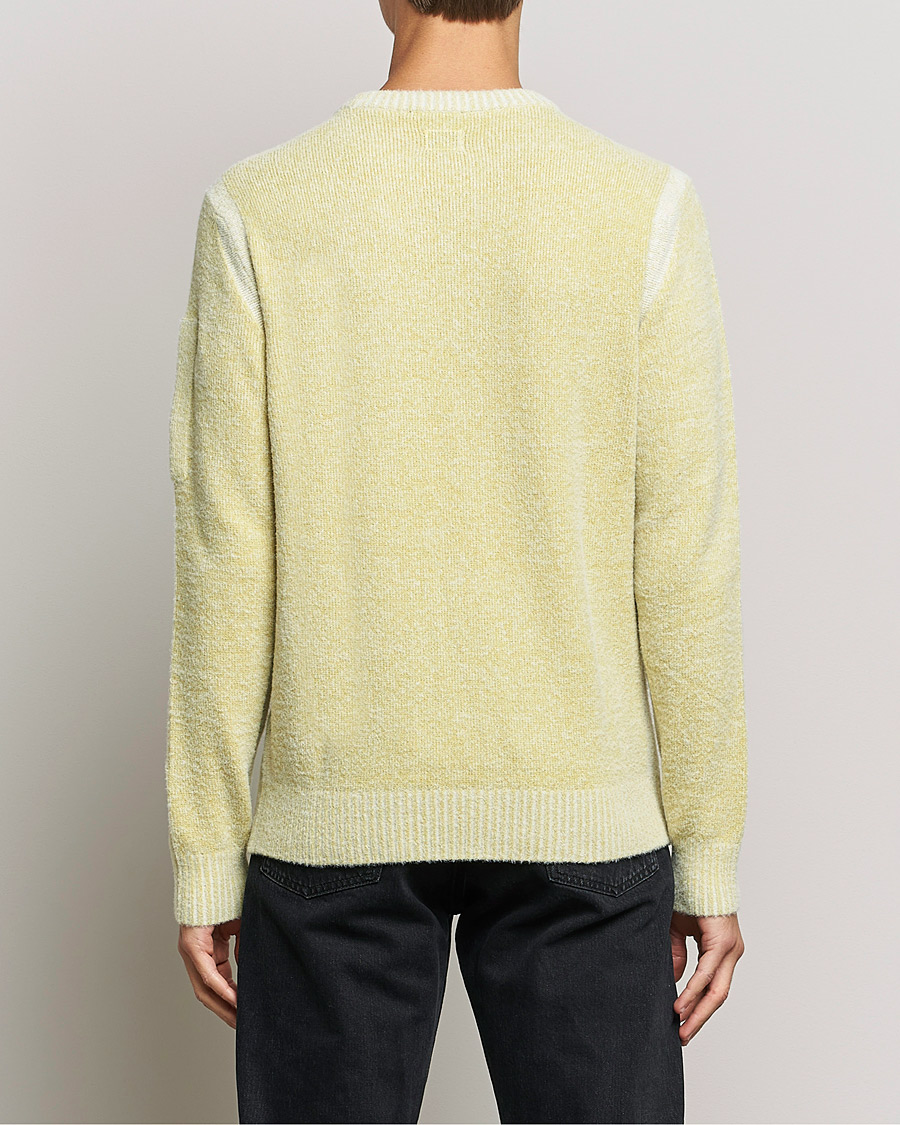 Herre | Trøjer | C.P. Company | Fleece Knit Lens Roundneck Yellow
