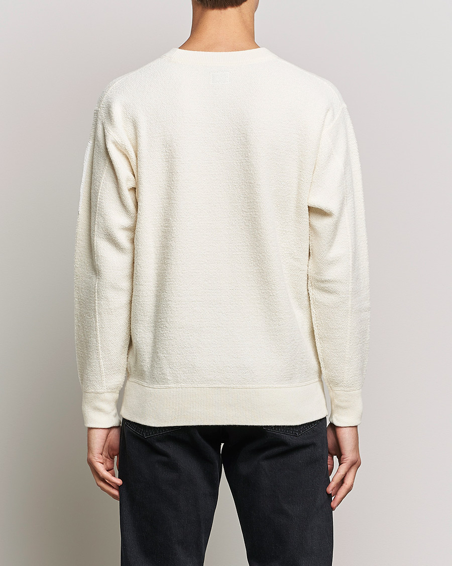 Herre | Trøjer | C.P. Company | Structured Lambswool Lens Roundneck White