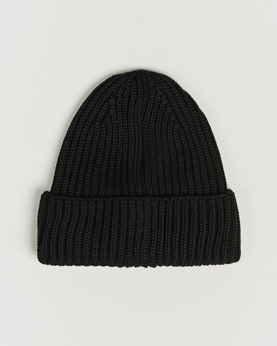 Herre | C.P. Company Knitted Merino Goggle Beanie Black | C.P. Company | Knitted Merino Goggle Beanie Black