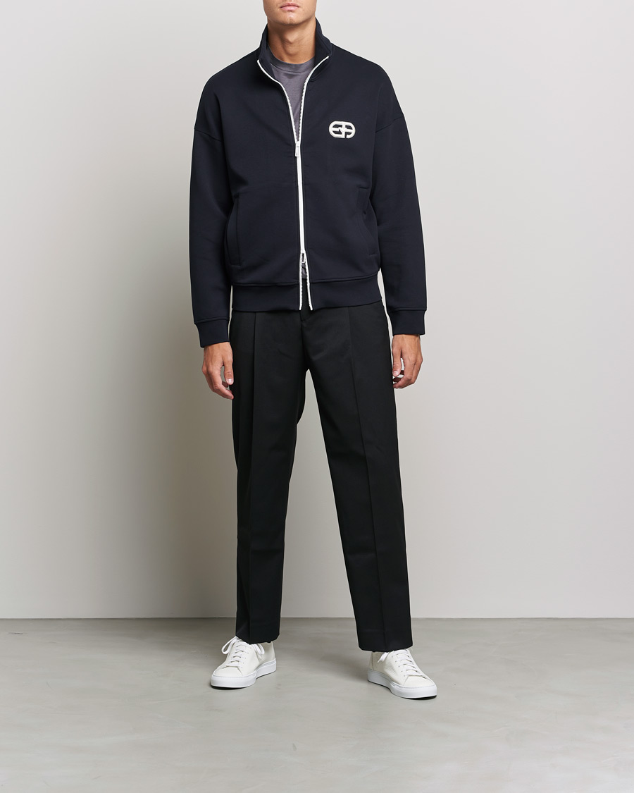 Herre | Trøjer | Emporio Armani | Wool Cardigan Dark Navy