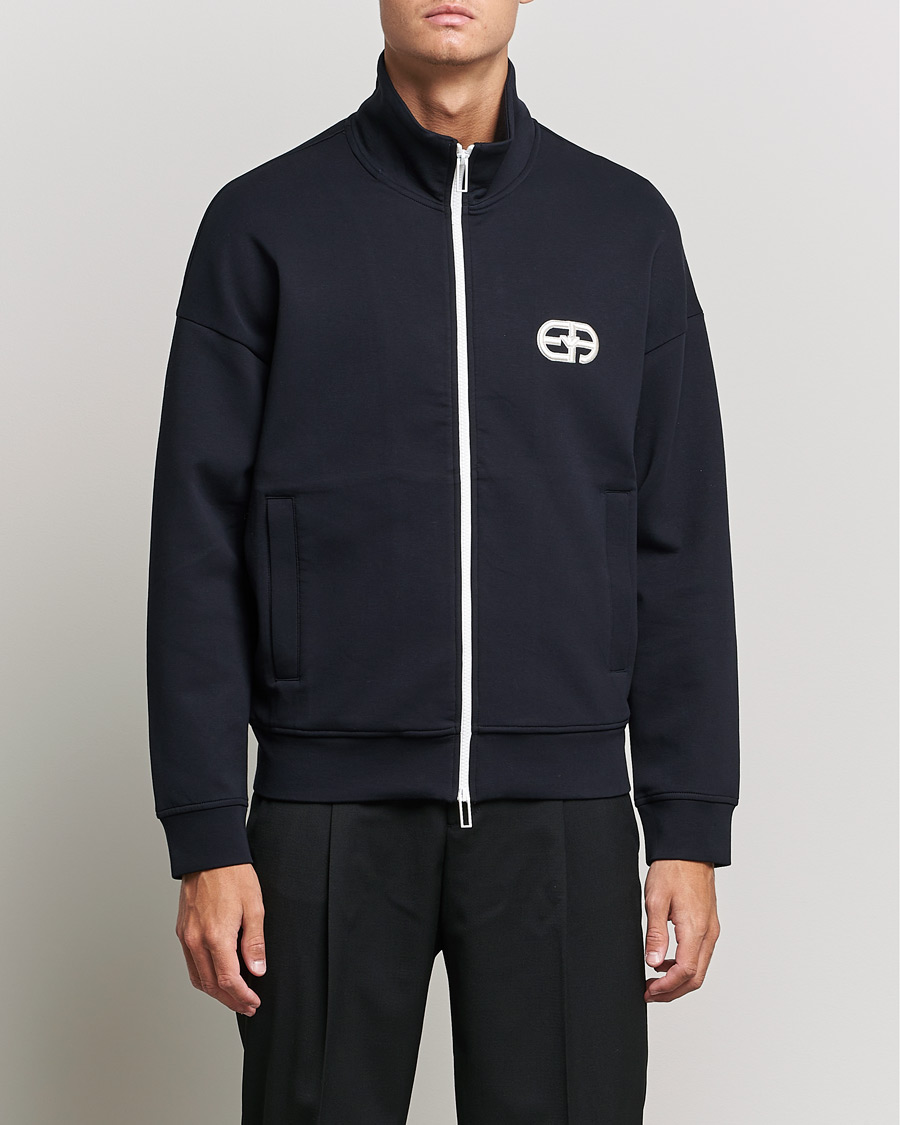 Herre | Trøjer | Emporio Armani | Wool Cardigan Dark Navy