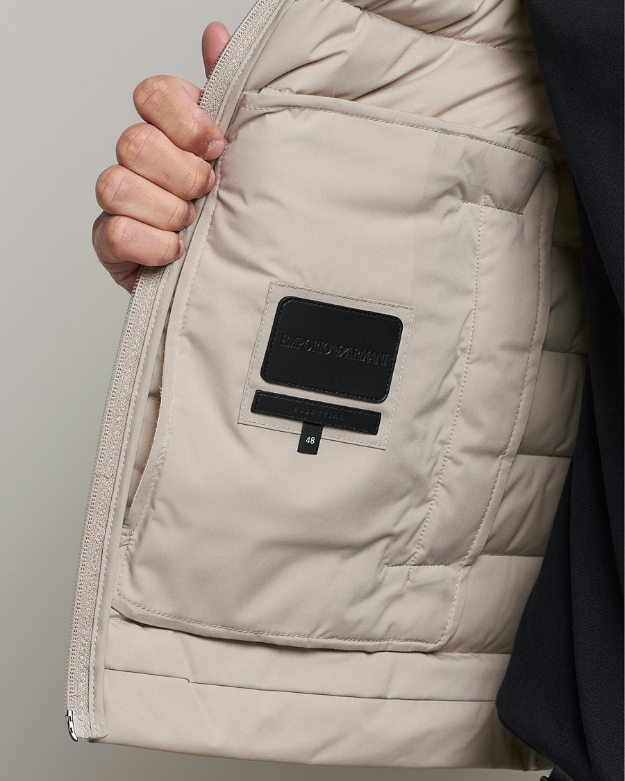 Herre | Jakker | Emporio Armani | Light Down Vest Beige