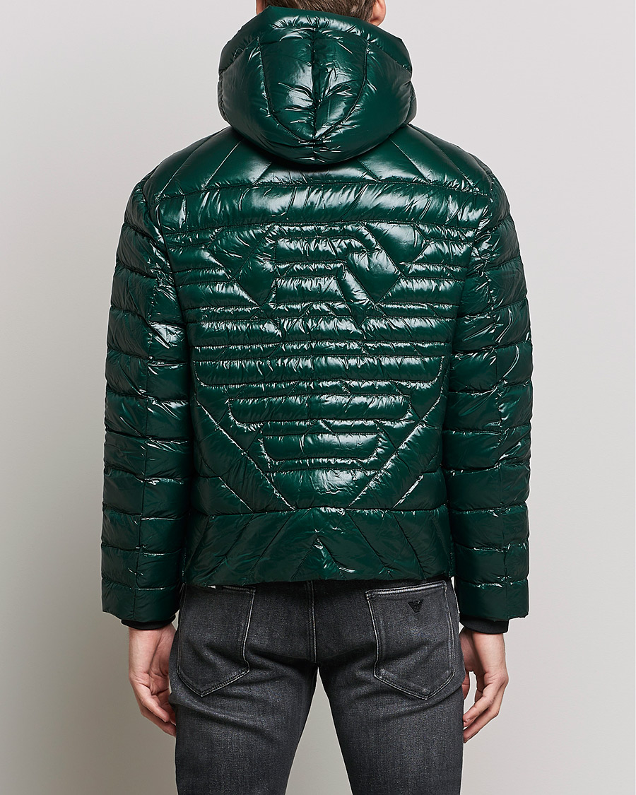 Association Berolige Ændringer fra Emporio Armani Light Weight Down Jacket Green - CareOfCarl.dk