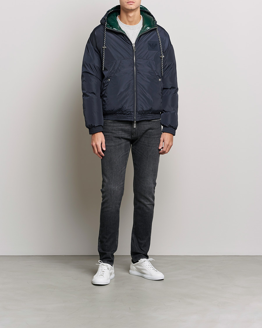 Herre | Jakker | Emporio Armani | Down Puffer Jacket Green/Black