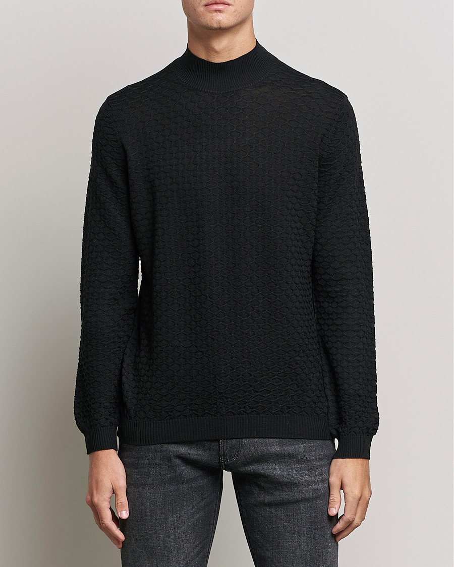 Herre | Italian Department | Emporio Armani | Wool Knitted Swetaer Black