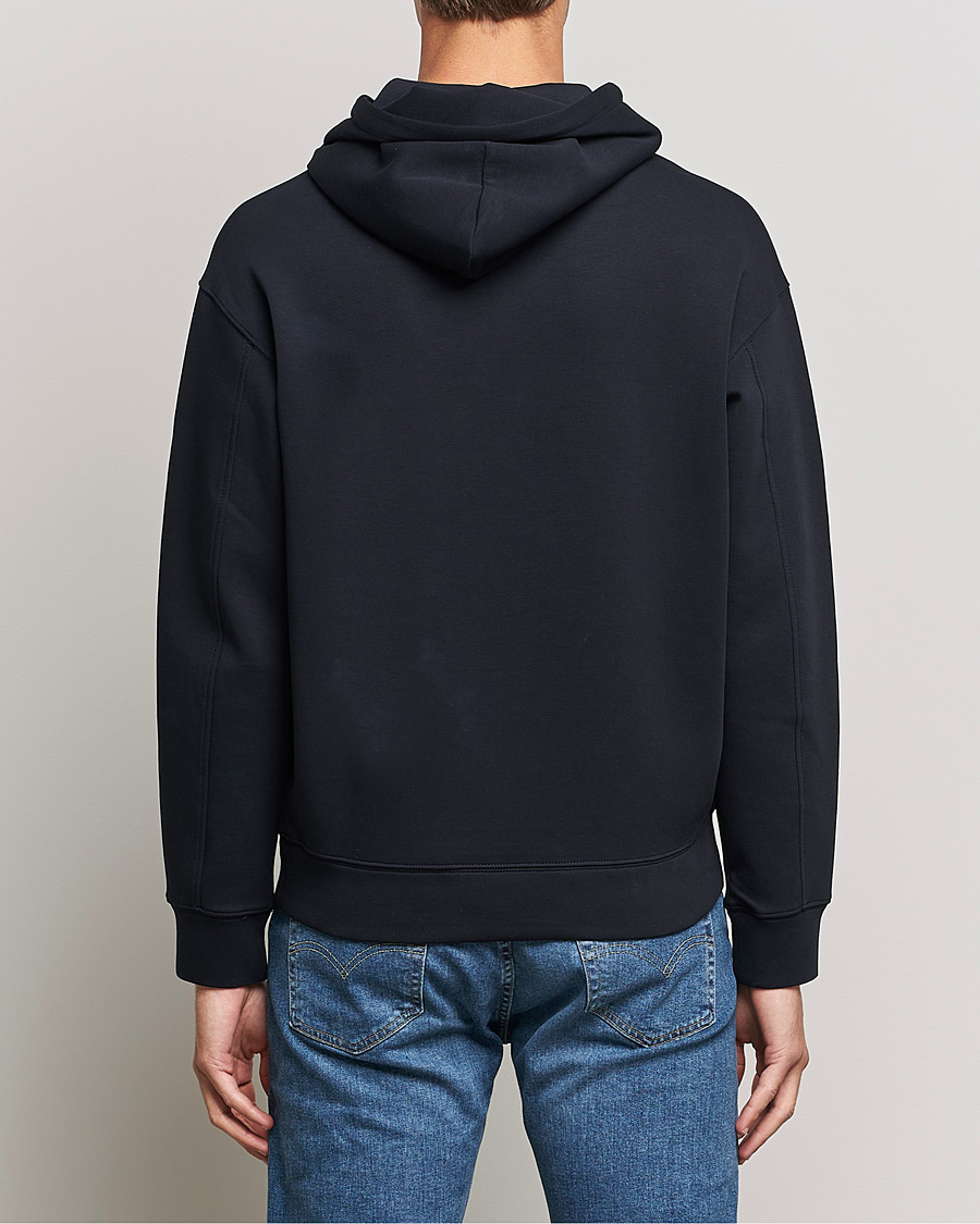 Herre | Trøjer | Emporio Armani | Printed Hoodie Navy
