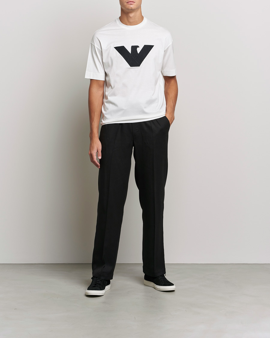 Herre | T-Shirts | Emporio Armani | Logo Cotton Tee White