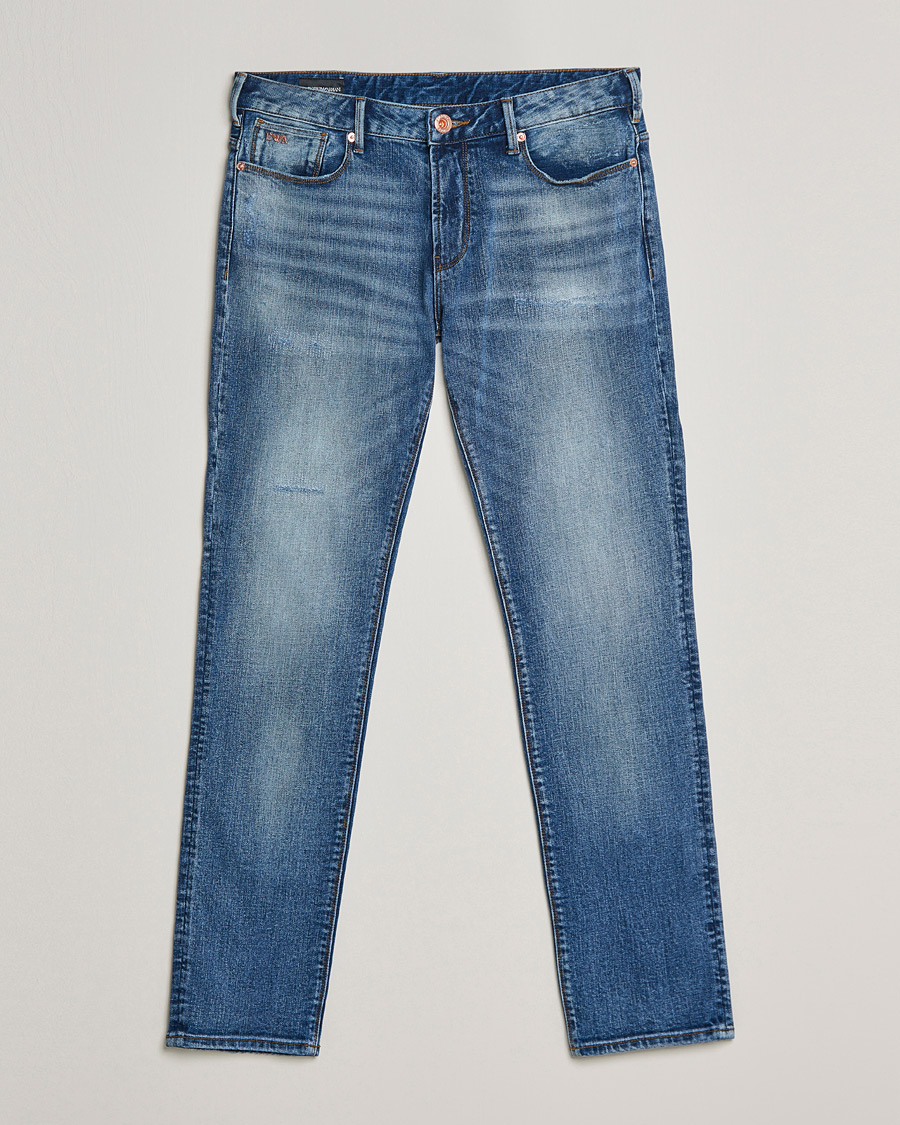 Herre | Jeans | Emporio Armani | Slim Fit Jeans Light Blue
