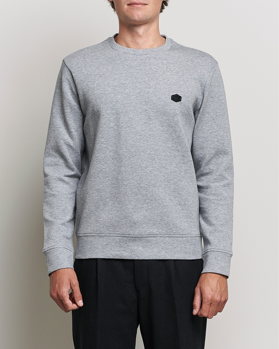 Herre | Italian Department | Emporio Armani | Cotton Sweatshirt Grey