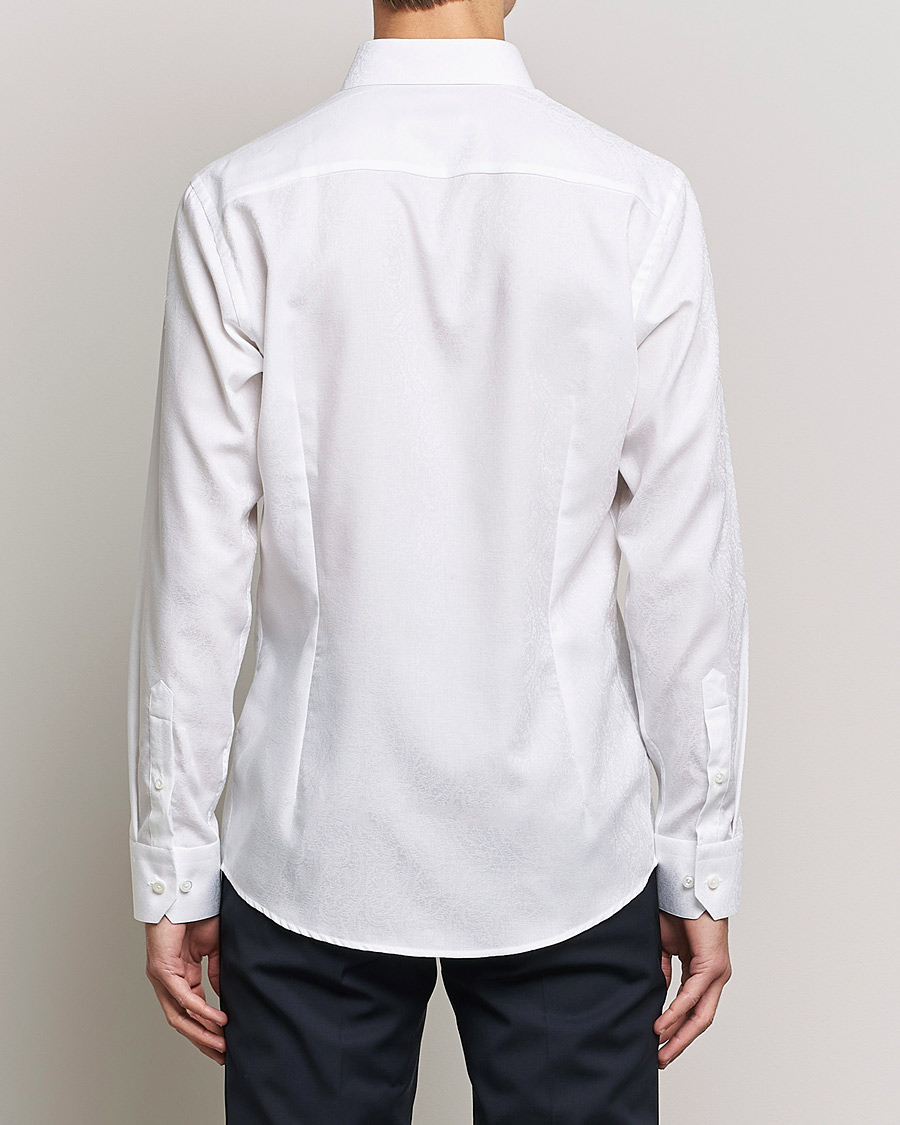 Herre | Skjorter | Eton | Jaquard Paisley Shirt White