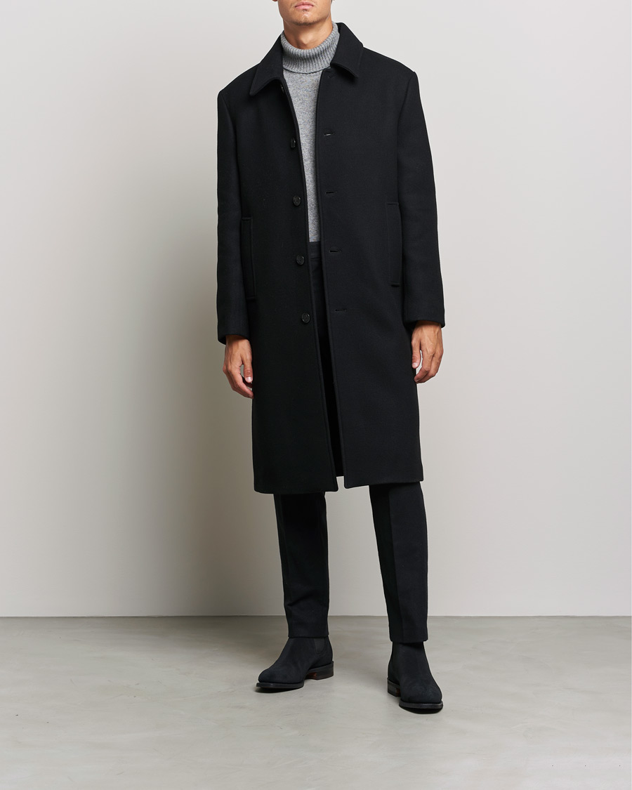 Herre | Filippa K | Filippa K | Berlin Wool Coat Black