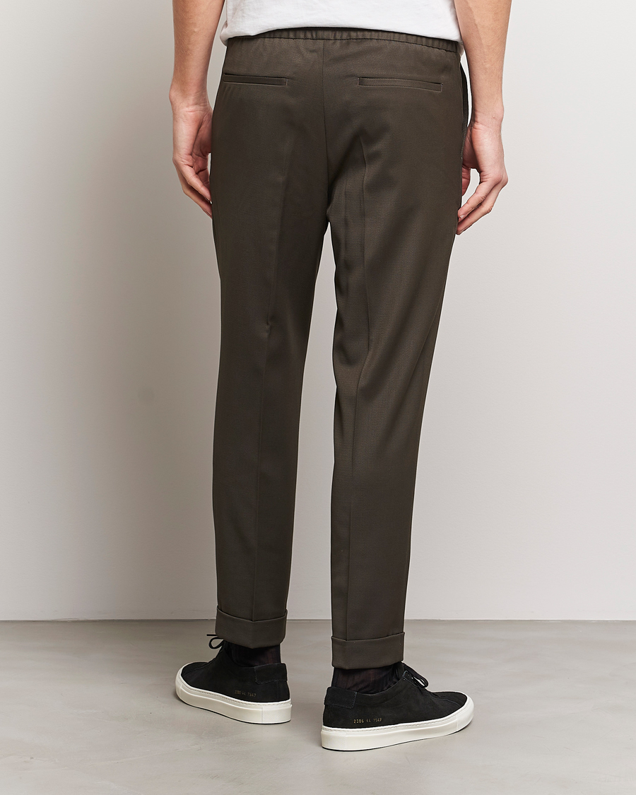 Herre | Bukser | Filippa K | Terry Wool Trousers Dark Forest Green