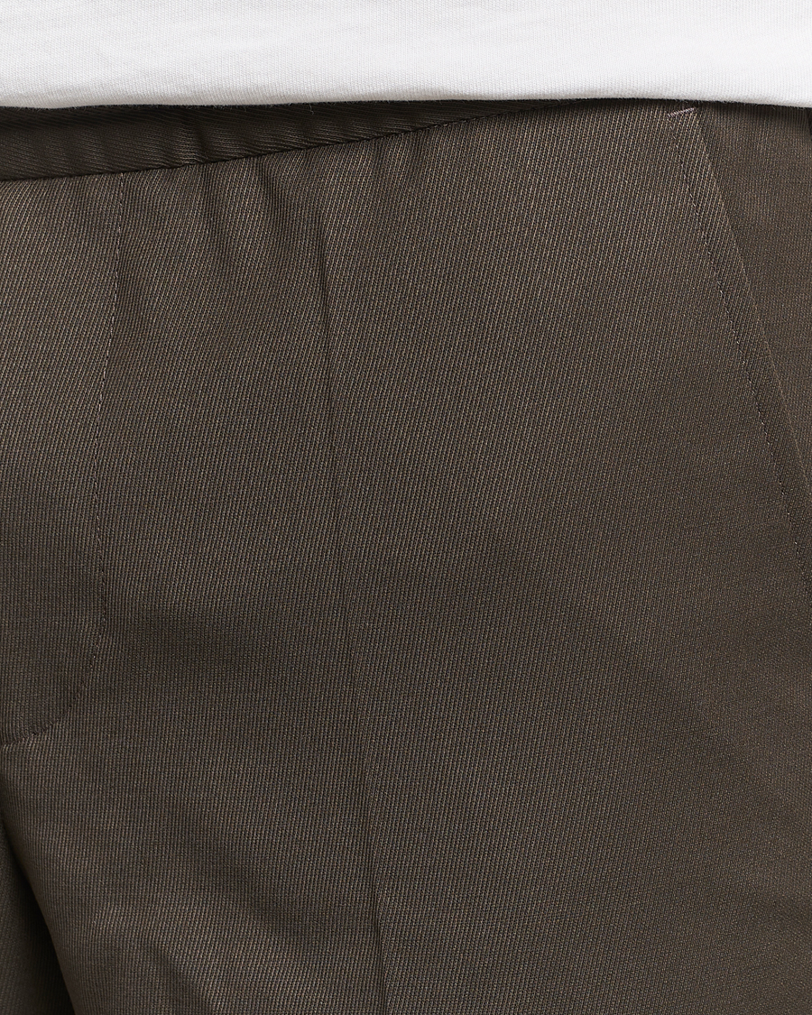 Herre | Bukser | Filippa K | Terry Wool Trousers Dark Forest Green