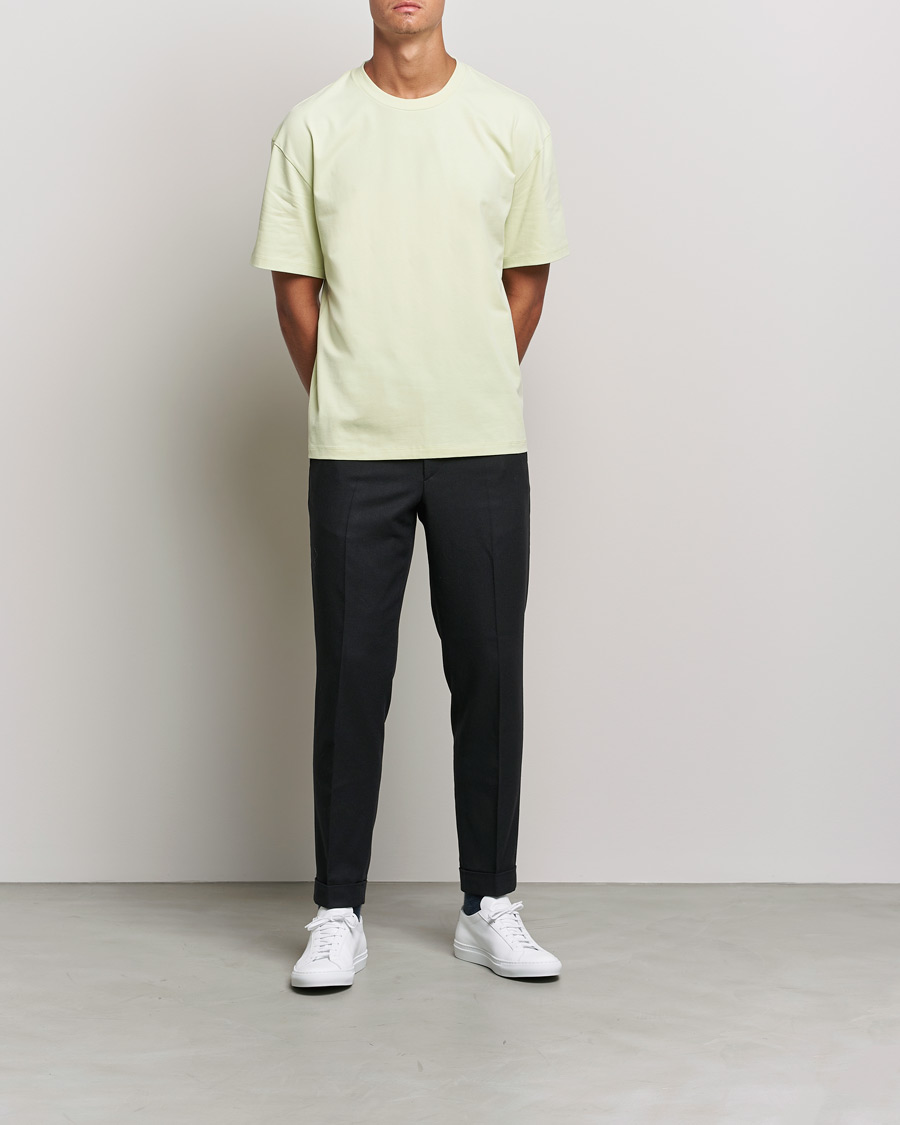 Herre | Bukser | Filippa K | Terry Flannel Trousers Black