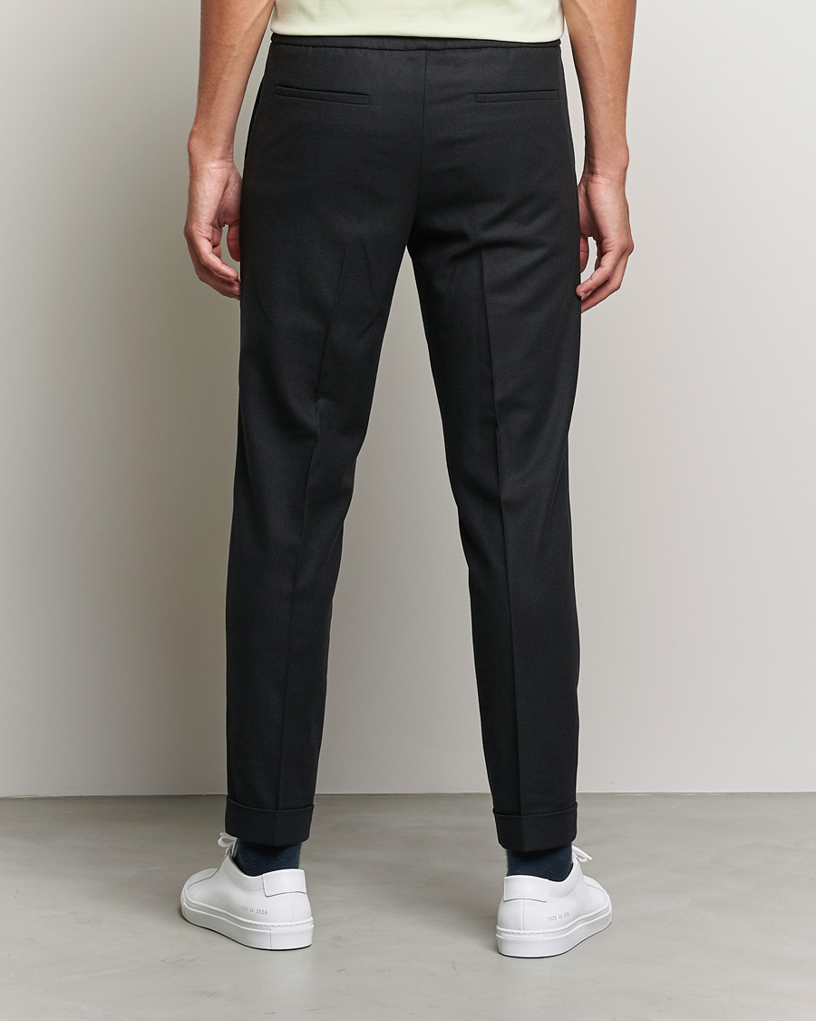 Herre | Bukser | Filippa K | Terry Flannel Trousers Black