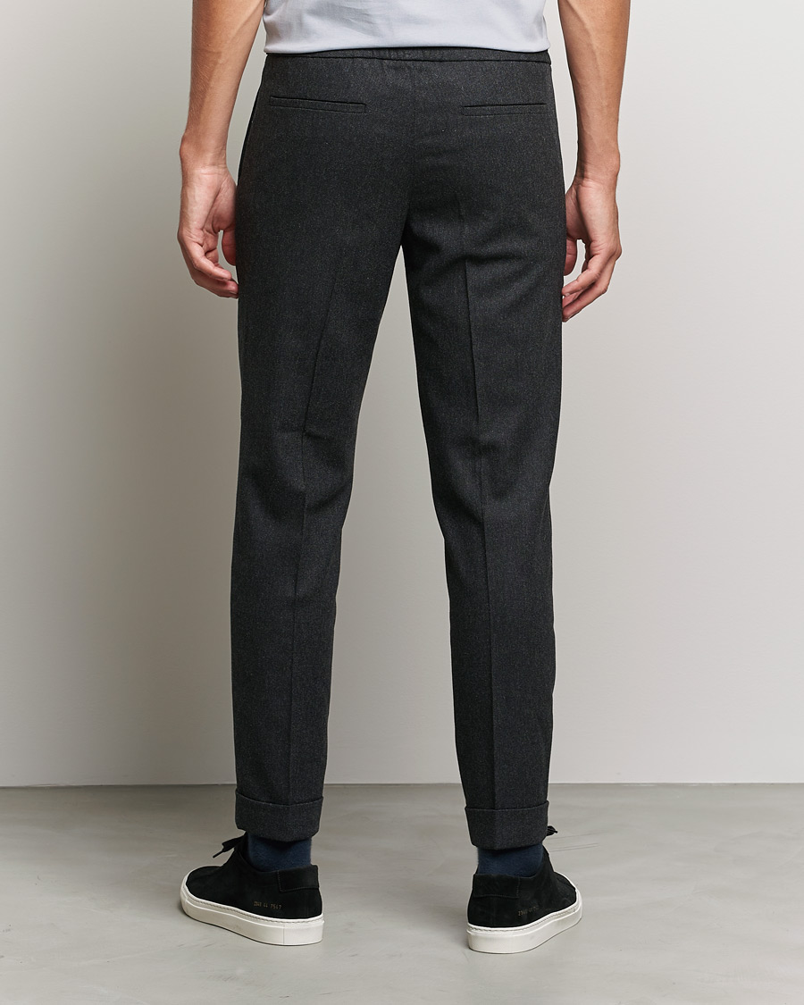 Herre | Bukser | Filippa K | Terry Flannel Trousers Dark Grey Mel