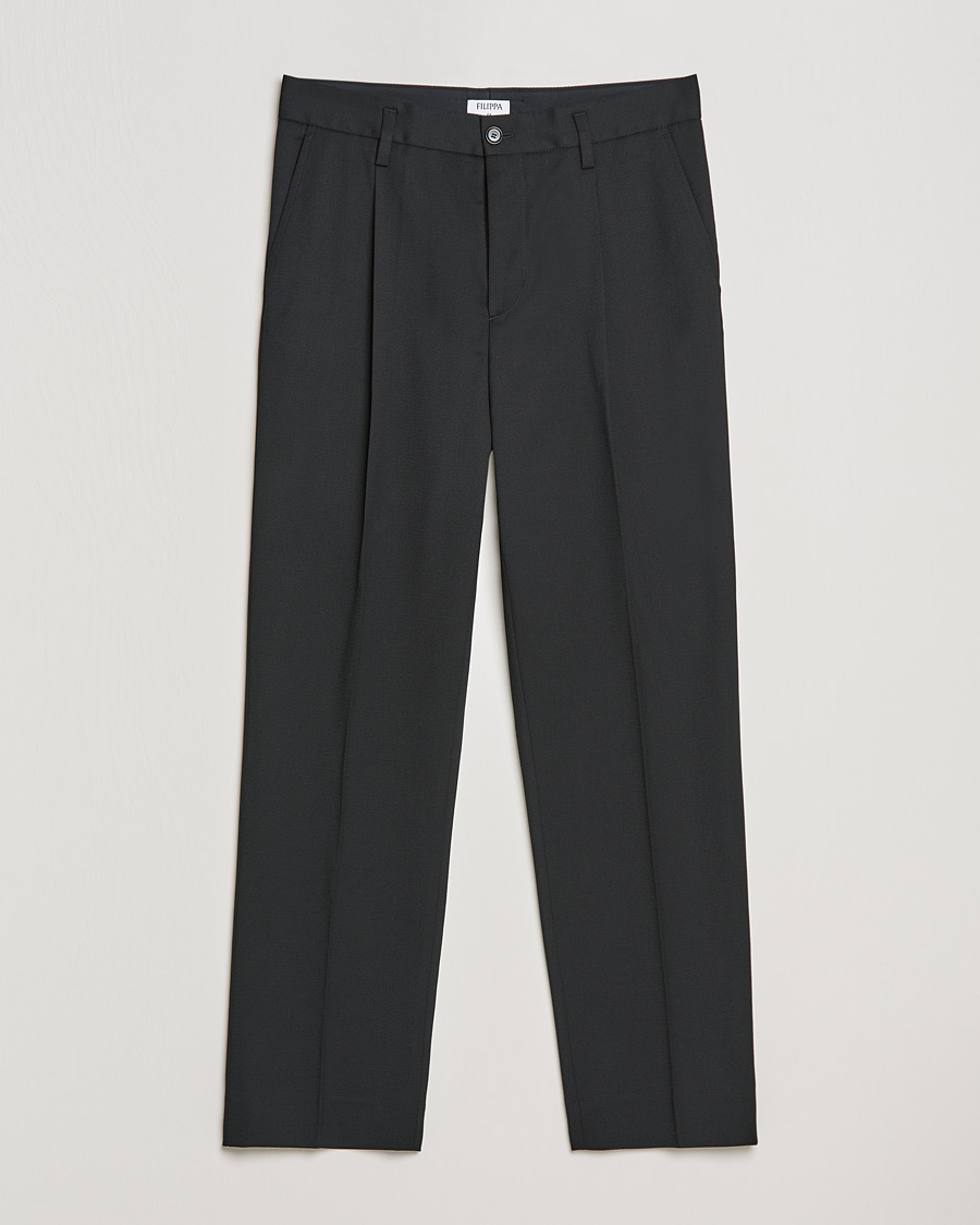 Herre | Bukser | Filippa K | Samson Wool Trouser Black