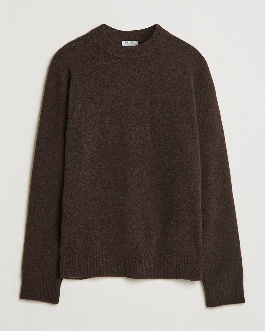 Herre | Trøjer | Filippa K | Johannes Yak Sweater Ginger Brown