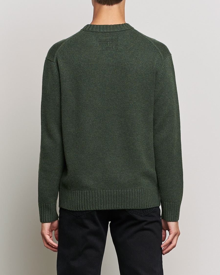 Herre | Trøjer | FRAME | Cashmere Sweater Military Green