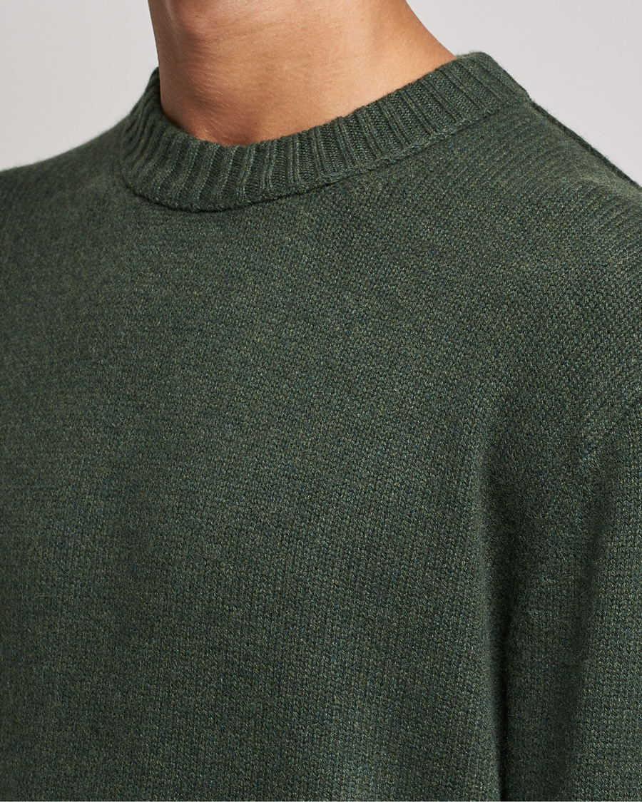 Herre | Trøjer | FRAME | Cashmere Sweater Military Green