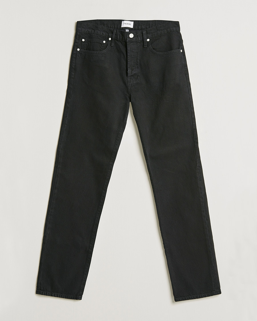 Herre | Jeans | FRAME | Stacked Straight Jeans Film Noir